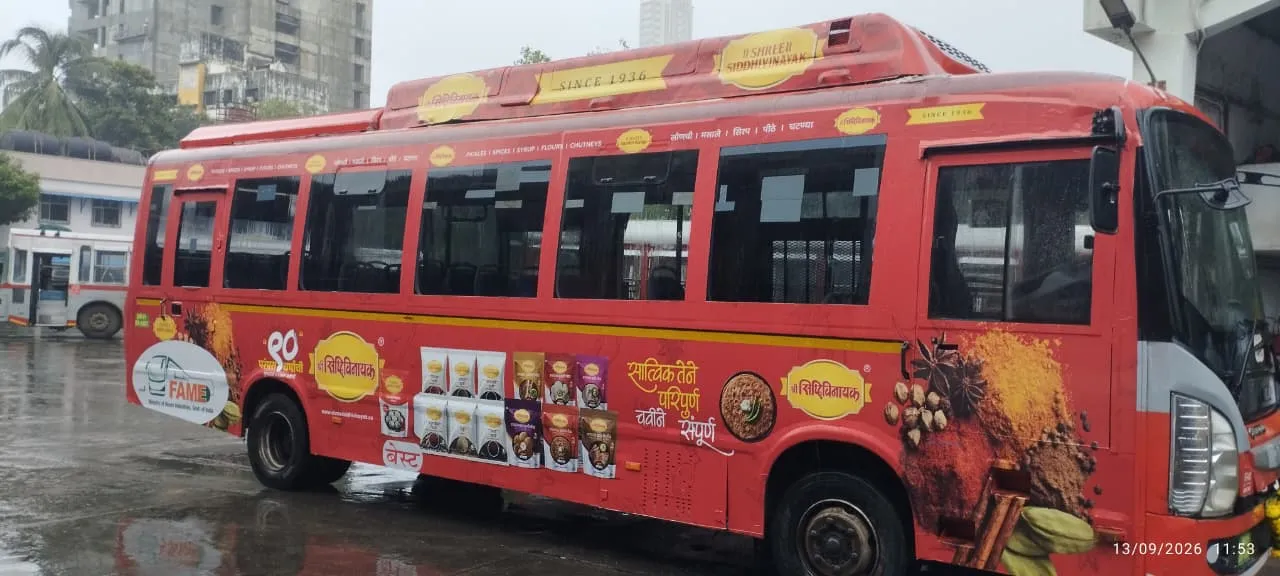 Bus branding campaign